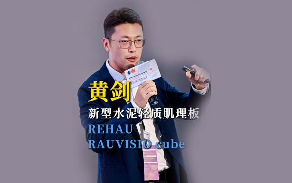 黃劍：一種新型水泥輕質(zhì)肌理板—RAUVISIO Cube