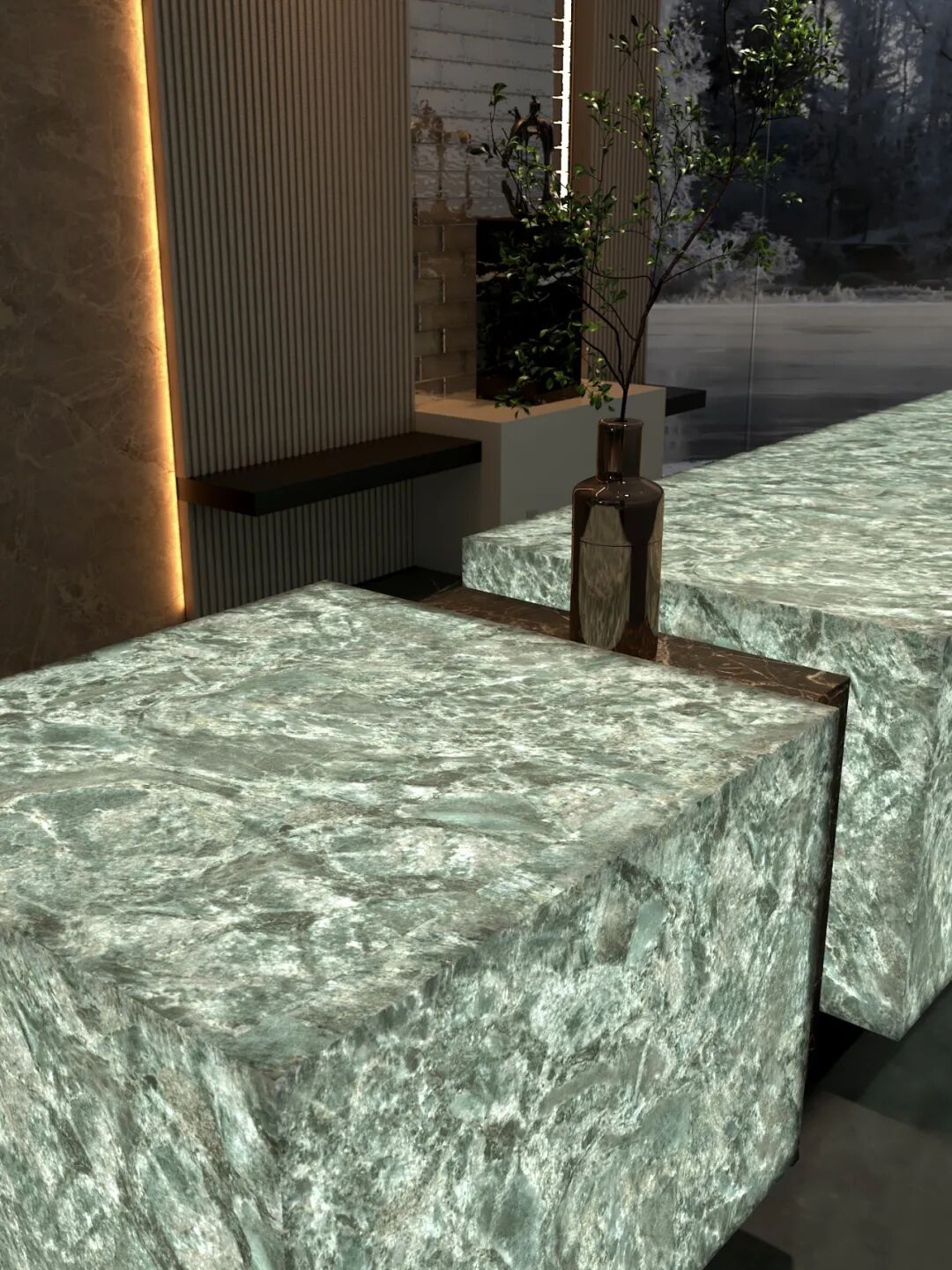 晶钻饰界板:一种超轻薄、能透光、可造型的仿石材饰面材料! 晶钻饰界板:一种超轻薄、能透光、可造型的仿石材饰面材料!