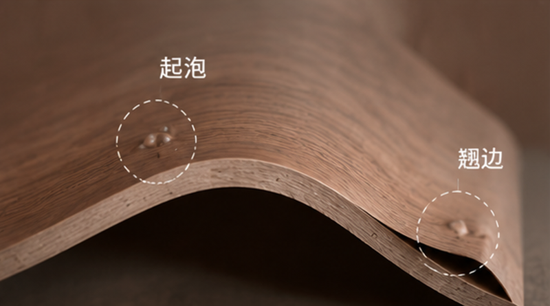弧门板贴木皮老起泡?90% 工厂调错了变量 弧门板贴木皮老起泡?90% 工厂调错了变量