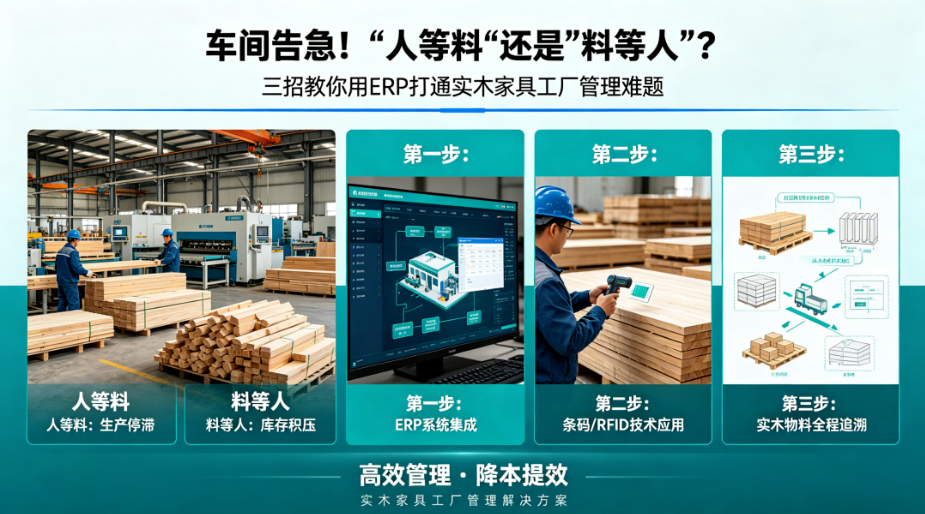 破解物料失衡困境:ERP 系统优化实木工厂生产全流程 破解物料失衡困境:ERP 系统优化实木工厂生产全流程