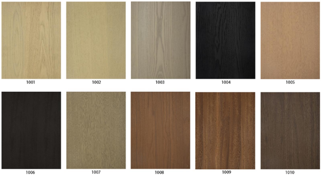 一种可做到A级阻燃的“无机基材+木皮饰面”，通过模块化组合创新门墙柜一体化