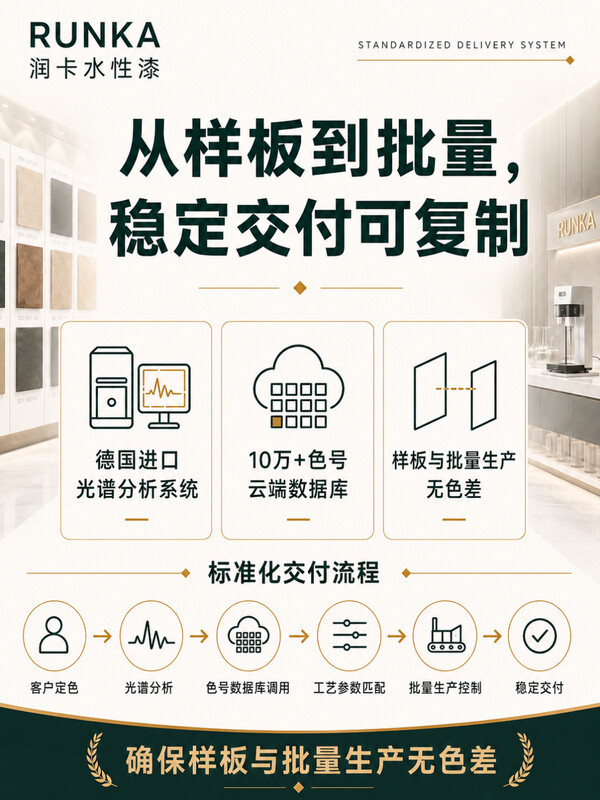 RUNKA润卡水性漆丨肤感抗划混油：高端饰面不止好看，更好交付