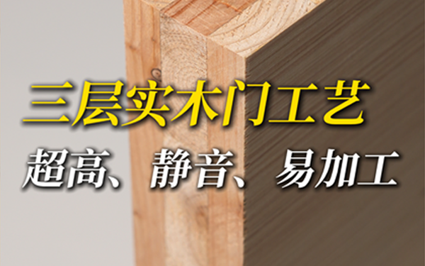 吴边：三层实木工艺门，超高、静音、易加工
