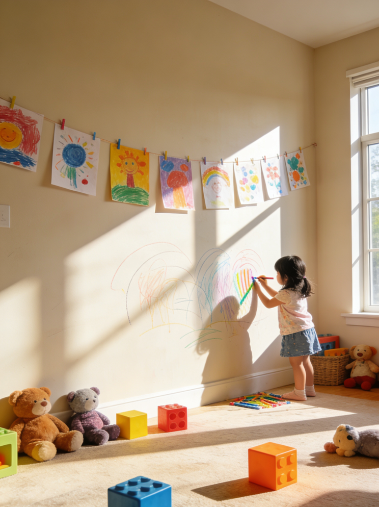 润卡水性漆 | 一日家时光，漆层的无声叙事