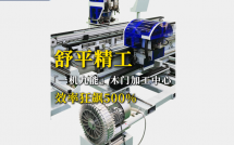 舒平精工：“一机九能”木门加工中心，效率狂飙500%！